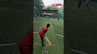 19 runs over cricket turf ytshort shorts [upl. by Yornek]