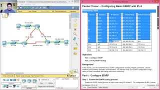 6224  7224 Packet Tracer  Configuring Basic EIGRP with IPv4 [upl. by Toscano]