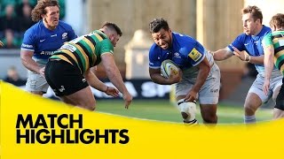 Northampton Saints vs Saracens  Aviva Premiership 201516 [upl. by Sonitnatsnok]