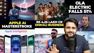 Apples Bold Move Diwali Boom OpenAI Ola Pepsi Jio Hardik Pandya CocaCola Business news [upl. by Hogue]