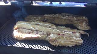 Shark Meat On BBQ Smoker [upl. by Elocn]