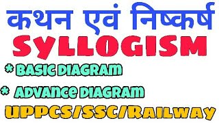 Syllogism Reasoning in Hindi कथन एवं निष्कर्ष  rrb alpGroup DSSC MTSRRBIBPS PO [upl. by Dearborn]