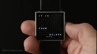 Qlocktwo Watch by Biegert amp Funk [upl. by Weisbrodt]