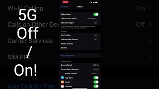 How to Turn Off 5G On iPhone 13 5 Steps [upl. by Ymmaj]