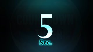 5 Seconds Timer with ticking Sound effects🎶 shortvideo video countdown timer⏰️ [upl. by Aradnahc]