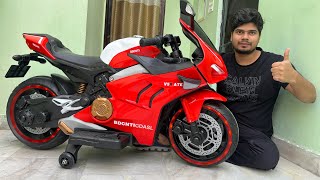 RC Ducati Panigale V4 Bike Unboxing amp Testing  Ride on Ducati Bike  Shamshad Maker 🔥🔥 [upl. by Heinrich]