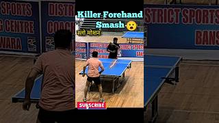 Killer Forehand Smash in Table Tennis 🏓 Slow Motion Forehand Smash [upl. by Mraz]