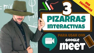 ✏️ PIZARRAS INTERACTIVAS Top 3 ✅ Para Meet Zoom Teams Jitsi [upl. by Sev]