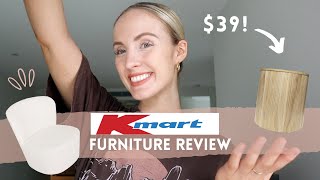 KMART FURNITURE REVIEW  MUST HAVES  Boucle Chair [upl. by Suixela219]