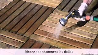 Entretenir une terrasse en dalles de caillebotis [upl. by Smart247]