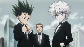 Gon and Killua run into Phinks and Feitan  shot on iPhone  Hunter X Hunter [upl. by Gower419]