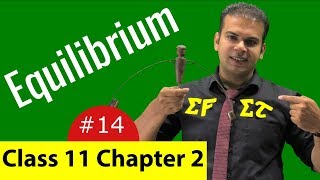 Physics Class 11 Chapter 2  Lecture 14  Equilibrium and Its Types  Conditions of Equilibrium [upl. by Meara]