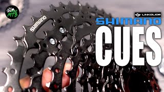 2 of 5  Shimano CUES Cassette New Shimano LINKGLIDE Design  U6000 Cassette 1150T Quick Check [upl. by Cann]