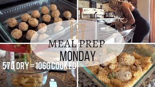 MEAL PREP MONDAY High Protein Pasta amp Meatballs  HOW TO CREATE A RECIPE IN MFP [upl. by Mateya]