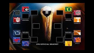 College Football Playoff Bracket Reaction [upl. by Orel]