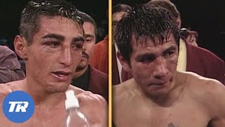 Erik Morales vs Marco Antonio Barrera 1  HISPANIC HERITAGE MONTH FREE FIGHT [upl. by Wylen]