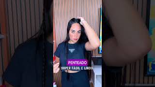 Penteado fácil 🥰 penteados penteadofacil penteadossimples [upl. by Ahtiuqal]