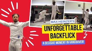 Max Heinzers Unforgettable Backflick  A Decisive Moment in Vancouver 🔥 [upl. by Reggis]