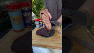 Snake River Farms brisket on the Big Green Egg brisket smokedbrisket biggreenegg meatchurch [upl. by Jaqitsch706]