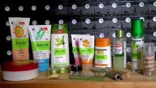 ALVERDE IM TEST Teil 1 Produktreviews zu pflegender und reinigender Kosmetik [upl. by Rakia]