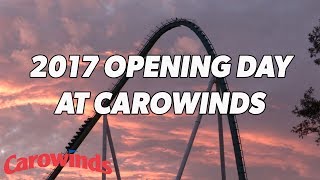 2017 Opening Day at Carowinds [upl. by Eboh]