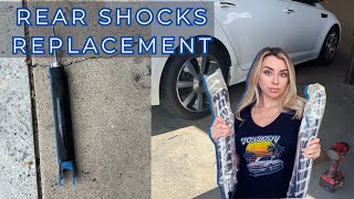 20112015 Kia Optima Rear Shocks Replacement [upl. by Akiret]