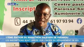 LANCEMENT MARATHON SALESIEN DE PARAKOU [upl. by Blackburn]