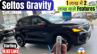 New Kia Seltos Gravity IVT 2024🔥Seltos Gravity Petrol❤️Price Features amp Detailed Review in Hindi [upl. by Nayk72]