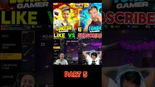 Lokesh gamer vs tonde gamer Collection Vs lokeshgamer tondeygamer freefire shorts shortvideo [upl. by Atlante799]