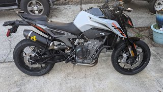 2024 KTM Duke 790 Arrow Exhaust Note [upl. by Bueschel555]