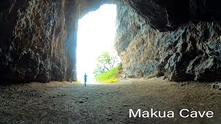 Makua Cave  Kaneana Cave  Makua West of Oahu Hawaii USA 🌴 Hawaii 4K Tour [upl. by Nakashima]