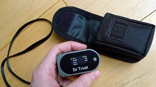 Dr Trust USA Fingertip Pulse Oximeter SpO2 check  204 [upl. by Lester]