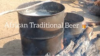 🇿🇼 African Traditional Beer 🍺Preparations uMqombothi Step by Step [upl. by Malley]