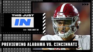 Alabama vs Cincinnati Previewing the College Football Playoff Semifinal  This Just In [upl. by Steffane]