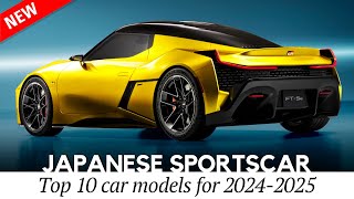 Best Japanese Sports Cars to Arrive in 2025 Top Performance Done Right [upl. by Anirtak]