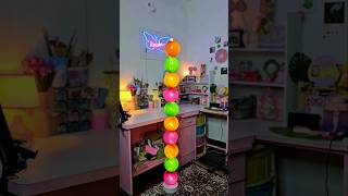 DiY Homemade Ball ⚾️ light lamp 🛋WOW 😱 Emoji craft challenge 💡shorts youtubeshorts trending [upl. by Mada]