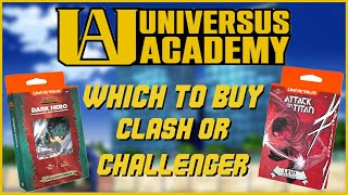 Clash Decks Challenger Decks Whats the difference I Universus CCG  Universus Academy [upl. by Noelyn]