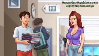 Summertime Saga latest version 2100 wip 5091 step by step walkthrough part 15 [upl. by Collum]