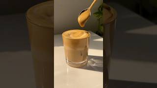 1 minute Ice Dalgona Coffee asmr coffee drink shorts icelatte latte coffeeshorts viral [upl. by Annemarie]