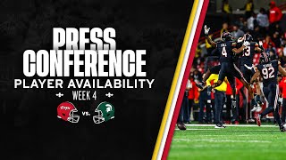 Press Conference Players Preview Michigan State [upl. by Kiersten]