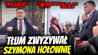 HOŁOWNIA ZOSTAŁ WYGWIZDANY I ZWYZYWANY PRZEZ TŁUM NA MARSZU NIEPODLEGŁOŚCI [upl. by Harrison]