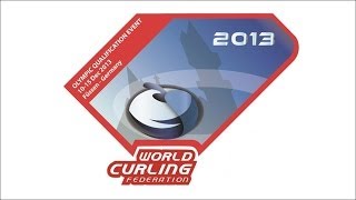 CURLING Video Clip Olympic Qualifying Event 2013 Füssen Germany [upl. by Bayer]