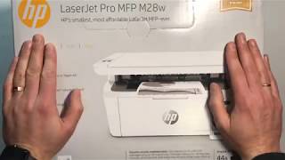 Розпакування HP LaserJet Pro M28w W2G55A [upl. by Lemuelah]