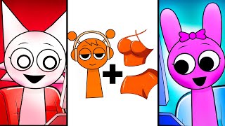 Sprunki Incredibox Wenda amp Pinki React To TikToks Themselves Memes 11 [upl. by Belvia]