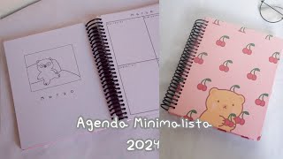 DIY Agenda minimalista 2024  Imprimible [upl. by Siouxie286]