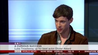 Luke Treadaway and Marianne Elliott  BBC World News Appearance 29 March 2013 [upl. by Areid]