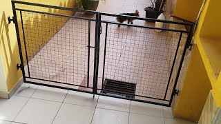 herrería de rejas para perros en un patio herrería diseño moderno mallas facil [upl. by Sabu]