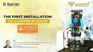 G GAITER THE GAIT EXPERT  ENHANCING PMampR AT amritahospitals robotics ai rehabilitation [upl. by Maxia]