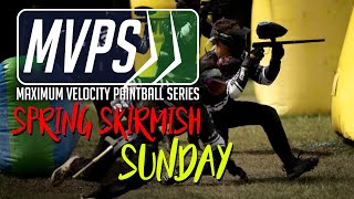 2024 MVPS Spring Skirmish  SUNDAY Day 2  RAW XBALL SPEEDBALL PAINTBALL [upl. by Dunn]