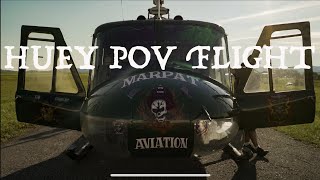 UH1B Huey N98F Startup  POV Flight  Comms [upl. by Hobbie]